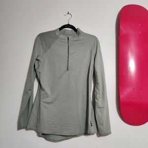 Rei NWOT Green Gray Long Sleeve Shirt